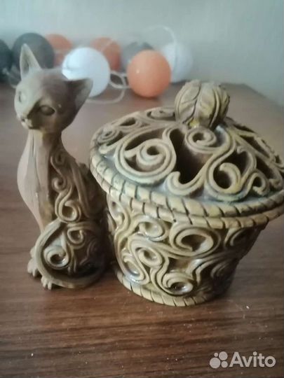 Шкатулка с кошкой