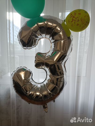 Цифра 3 на день рождения