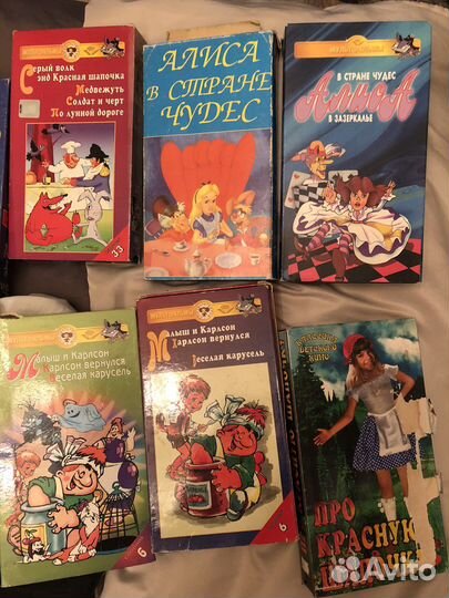 Мультфильмы 90-2000 х годов в коробках и без