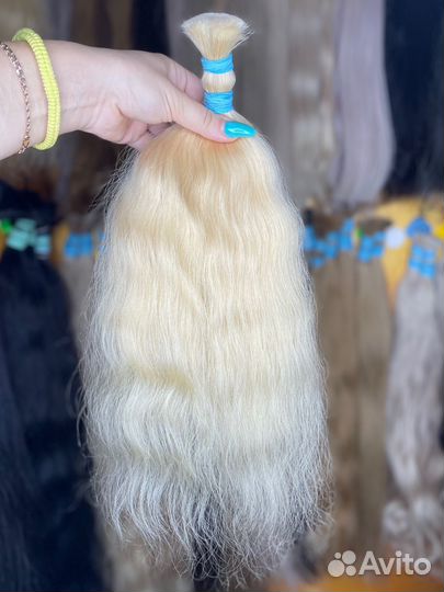 Волосы кудрявые блонд