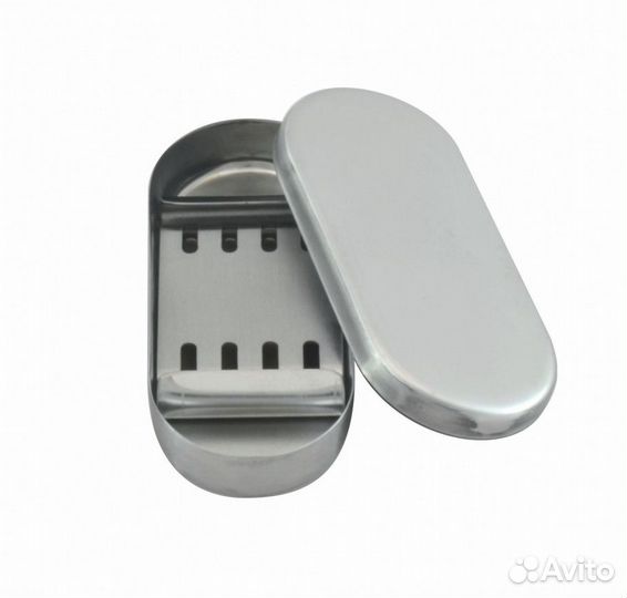 Лоток стоматологический с крышкой для боров 80*35*