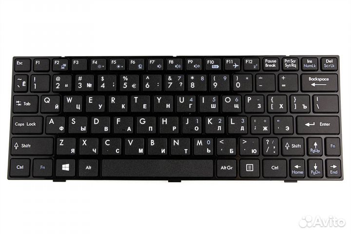 Клавиатура для MSI S20 p/n: V131722AS1, S1N-1EUS2