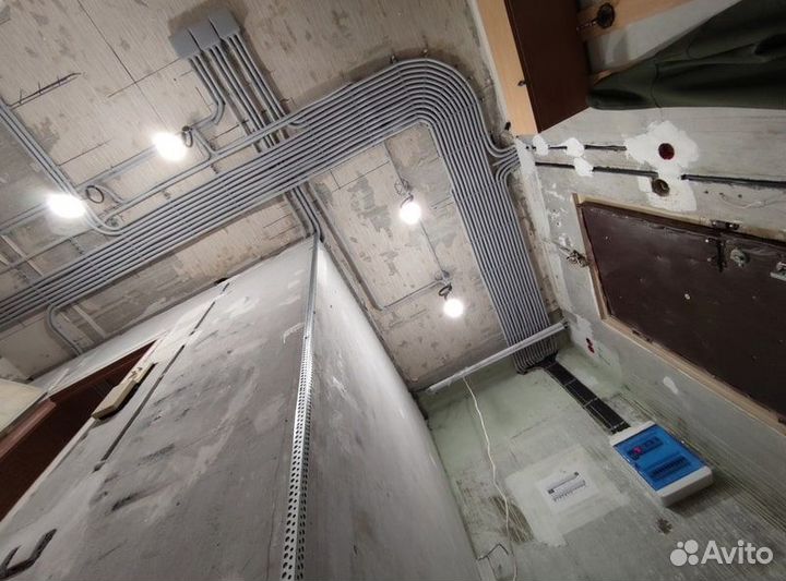 Услуги электрика Электромонтаж Замена проводки