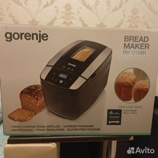 Хлебопечка gorenje BM1210BK