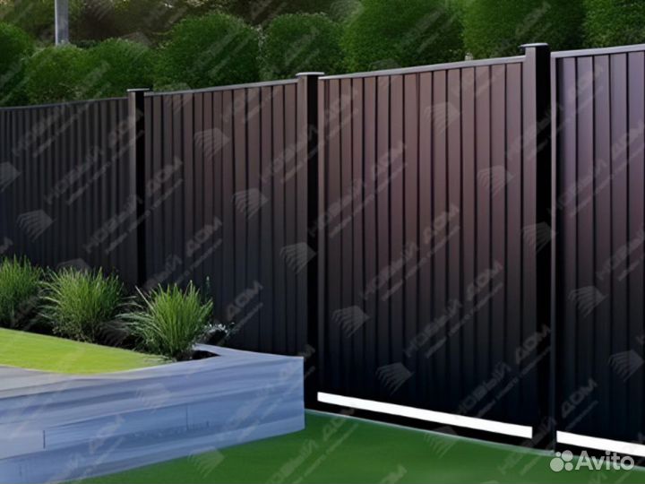 Забор из металла