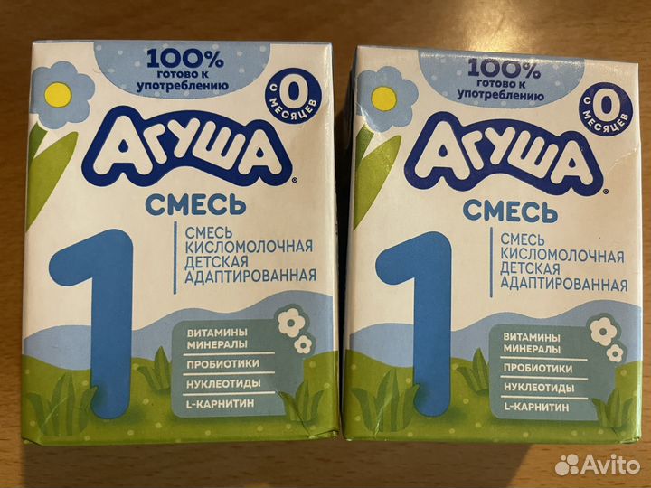 Агуша кисломолочная 1