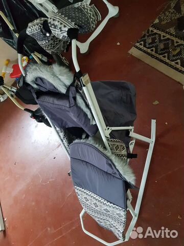 Детские санки коляска