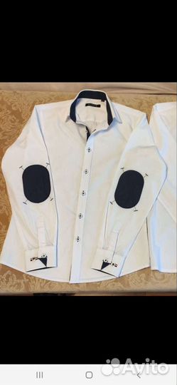 Рубашка белая 152