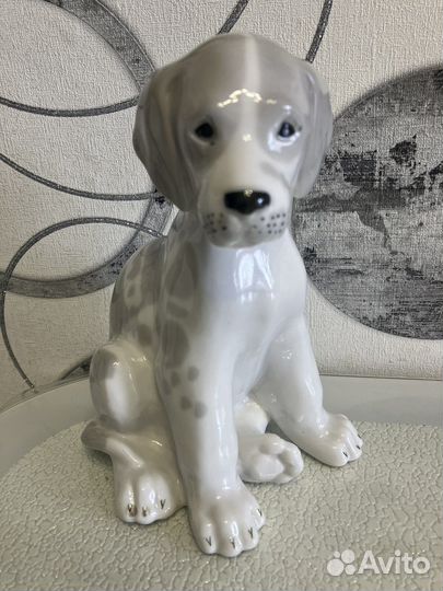 Фарфор СССР. Щенок Мраморного Дога