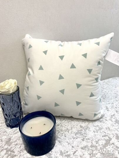 Бархатная декоративная подушка Сова 40*40