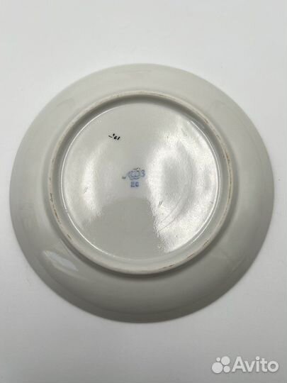 Шикарная чайная пара Ромашки лфз Кобальт