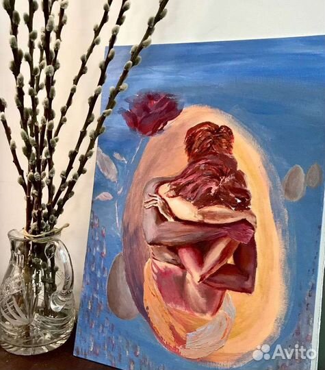 Картина акрилом, на холсте