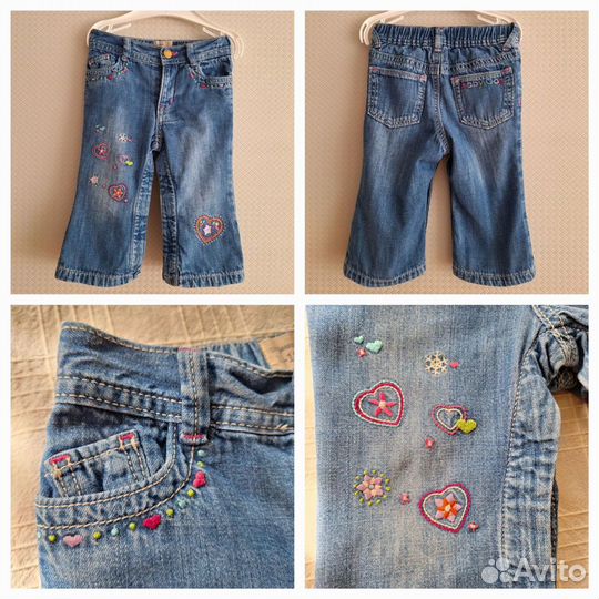 68-74 одежда для девочки (джинсы, кардиганы, футбо