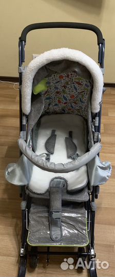 Санки коляска с колесами