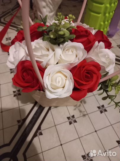 Цветы-мыльные розы