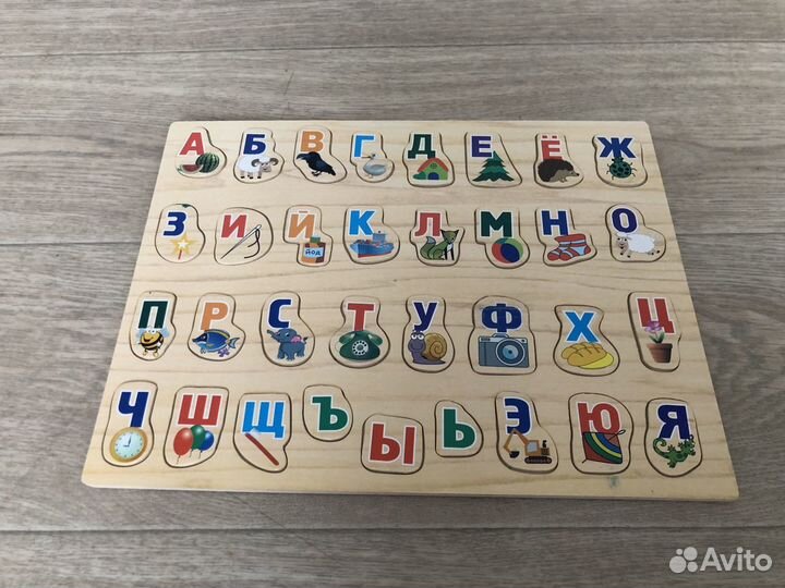 Деревянный алфавит