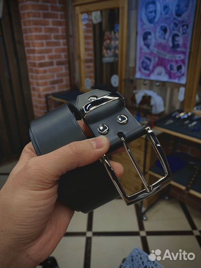 Мужской кожаный ремень