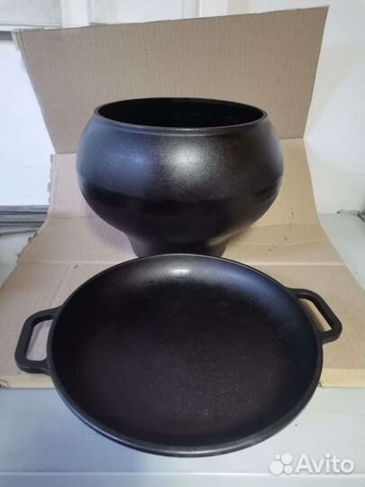 Горшок. Чугунок 4 литра. Ухват.котелок.ухват