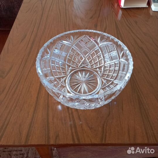 Салатник хрустальный