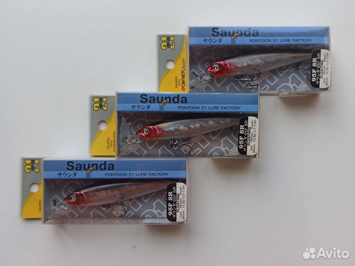 Воблер pontoon 21 saunda 95F SR