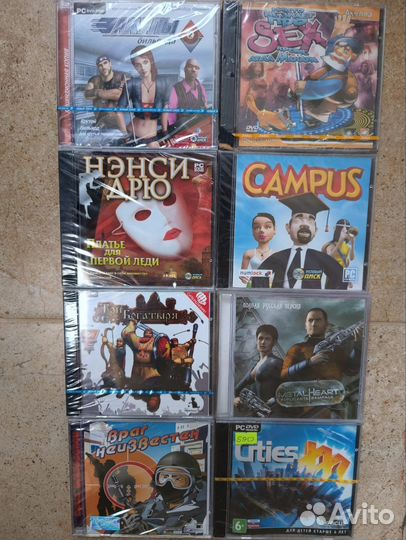 Новые запечатанные игры пк