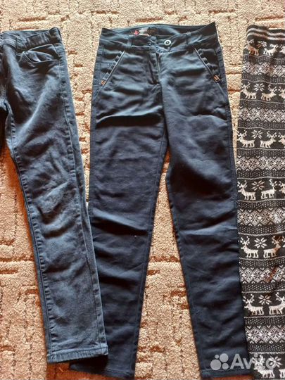 Брюки для девочки, 134 см