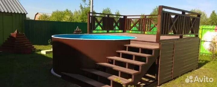 Морозоустойчивый бассейн Лагуна 244