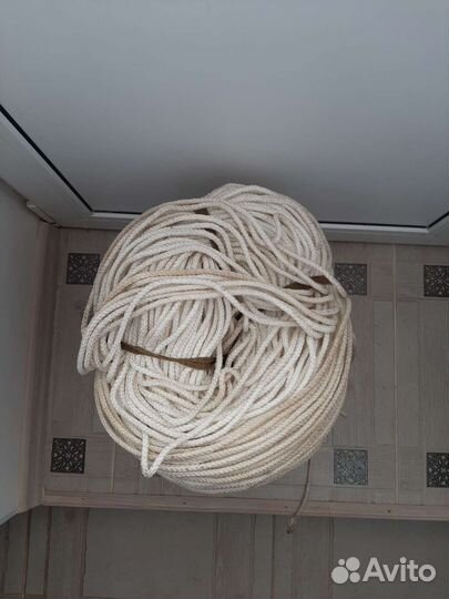 Веревка капроновая 6мм. 1000 м. в бухте