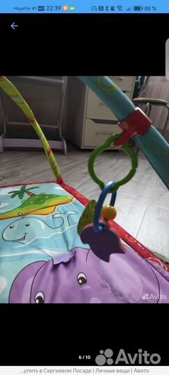 Развивающий коврик tiny love