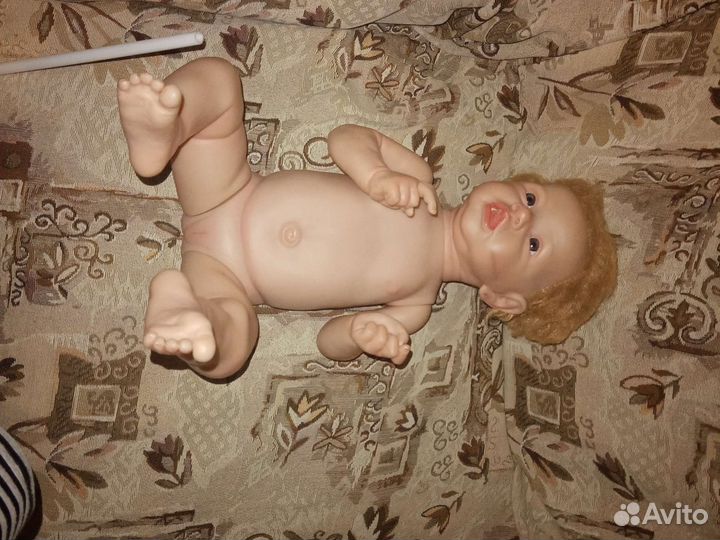 Кукла реборн девочка 60 см с волосами