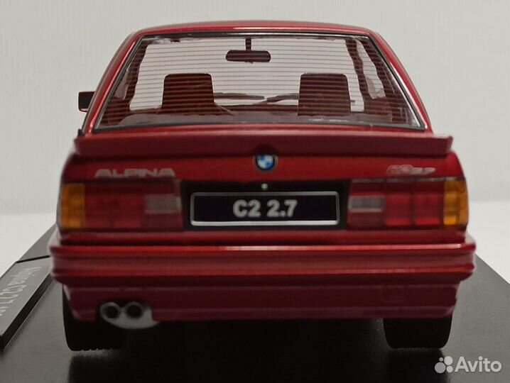 Bmw Alpina C2 2,7 (E30) -1988 Red 1:18 Kk Scale