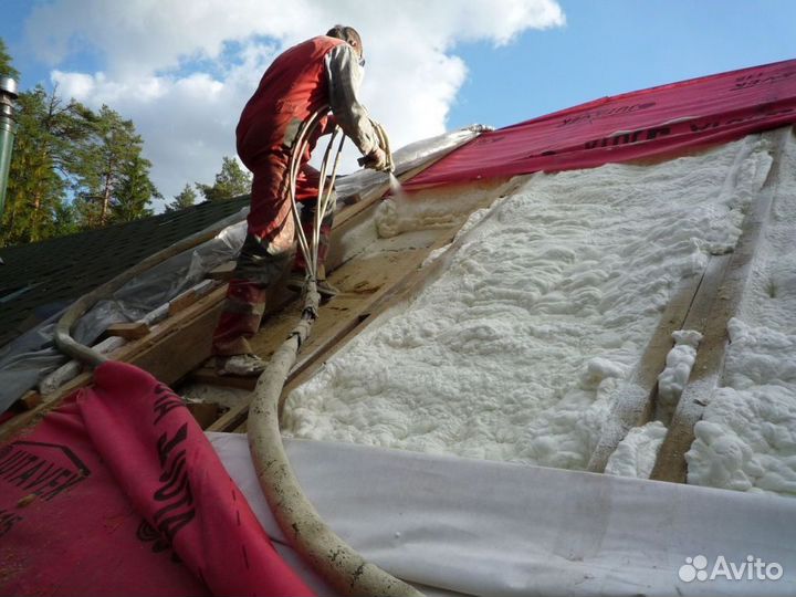 Утеплитель напыление ППУ