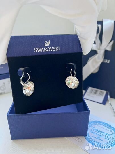 Swarovski серьги Bella оригинал