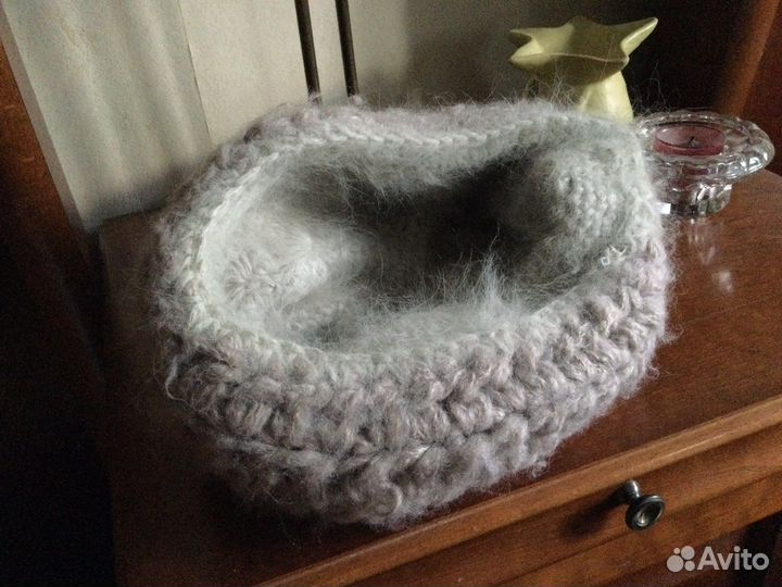 Шапка из настоящего козьего пуха. Монголия