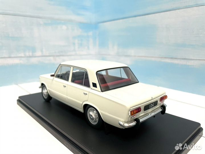 Модель ваз 2101 (fiat 124 ) 1:24 металл