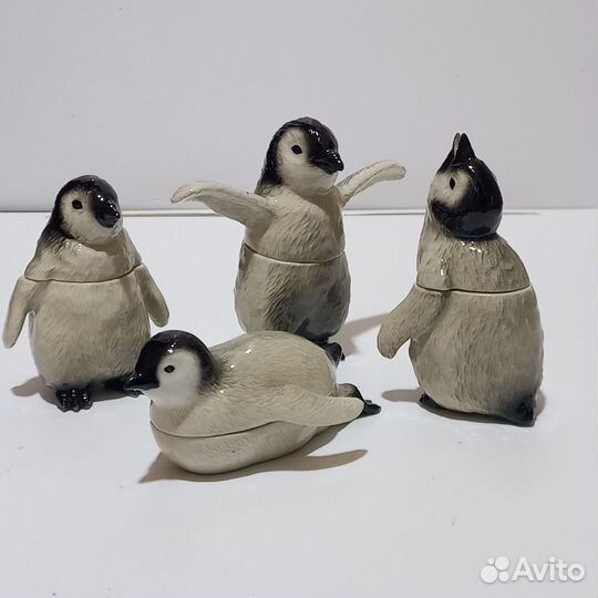Фарфор Франция статуэтки пингвины
