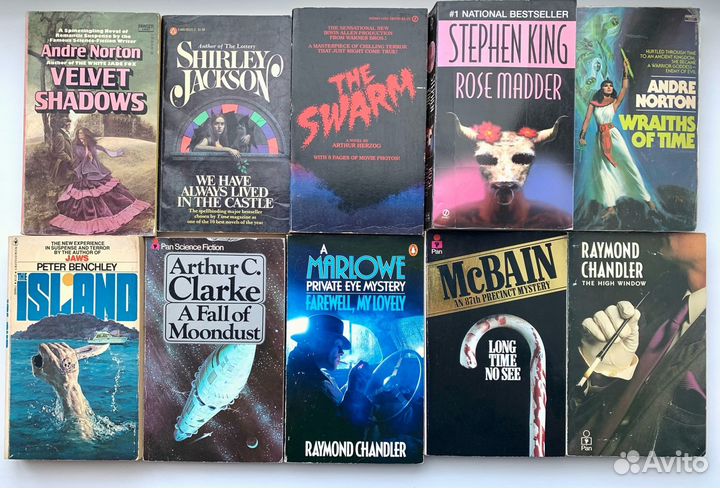 Книги на английском винтажные (мистика,фантастика)