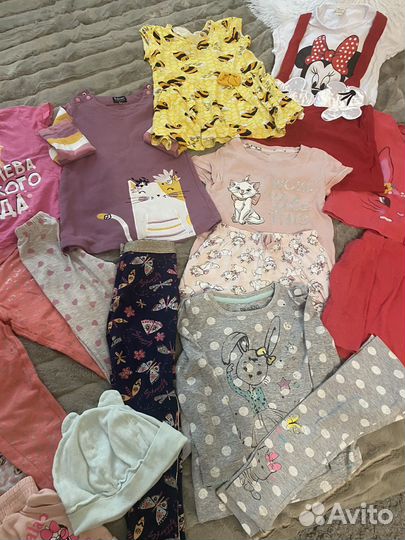 Вещи пакетом на девочку на размер 92-98