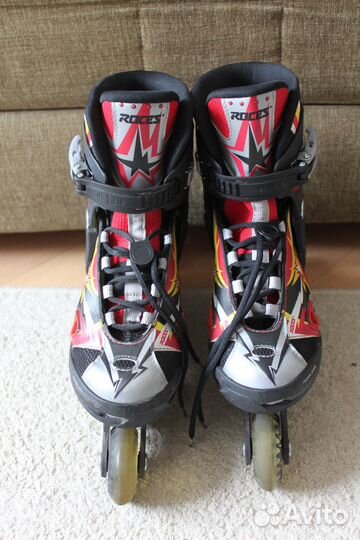 Роликовые коньки Roces раздвижные р.36-40 + сумка
