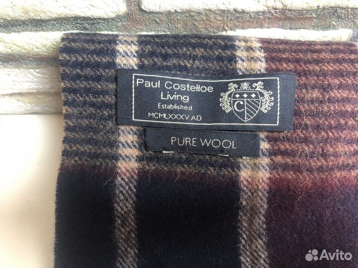 Paul Costelloe Living Шерстяной Клетчатый Шарф