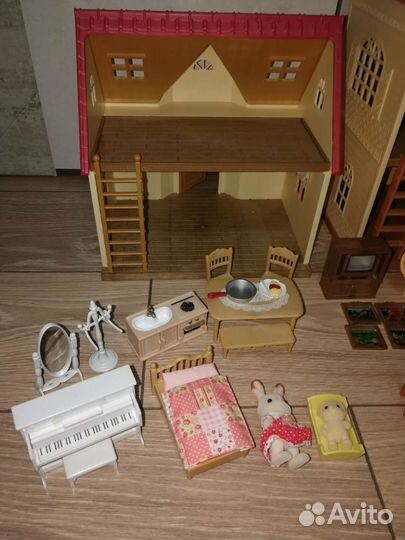 Sylvanian Families два дома и мебель