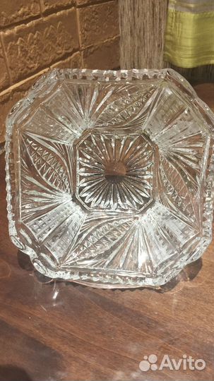 Хрустальная ваза- салатник