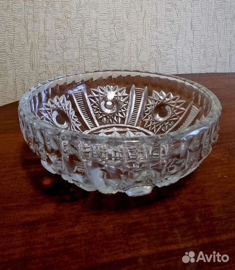 Ваза хрустальная СССР (Салатник )
