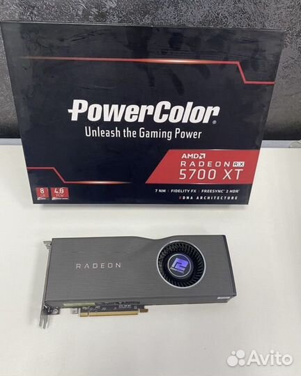 Видеокарта RX 5700 XT powercolor amd radeon