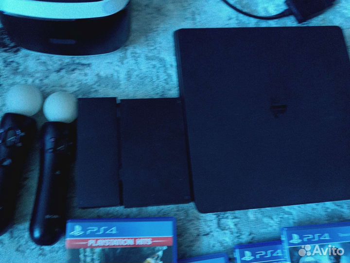 Sony PS4 Slim + PS VR + PS Camera + moves