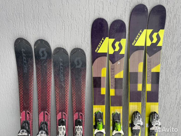 Горные лыжи фрирайд/ универсалы scott