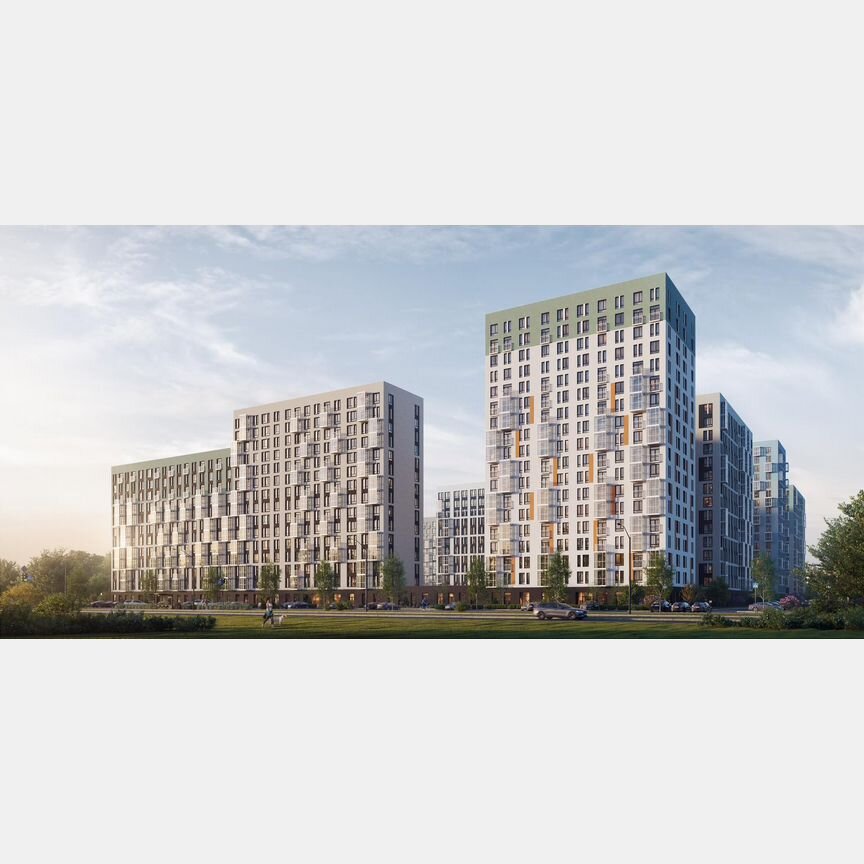 2-к. квартира, 50,8 м², 10/12 эт.