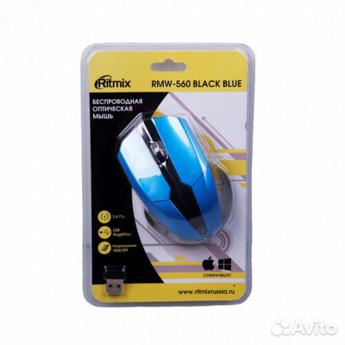 Мышь ritmix RMW-560 (беспр-ая)