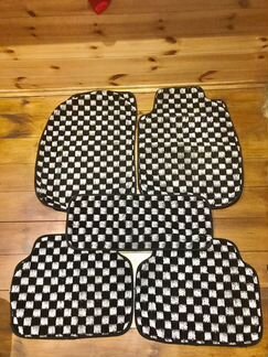 Авто ковры в клетку