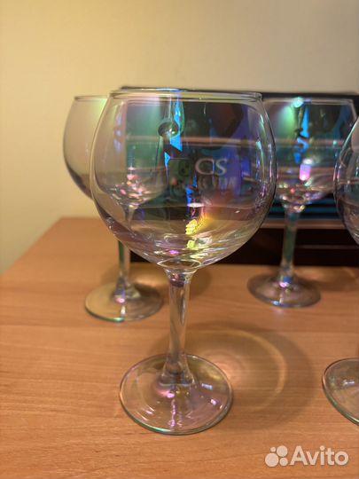 Фужеры бокалы набор 6 новые Glas Star в упаковке